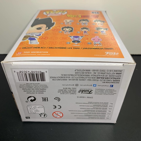 Funko Pop! Dragon Ball Z Metallic VEGETA Windy BoxLunch Exclusive - Picture 6 of 6